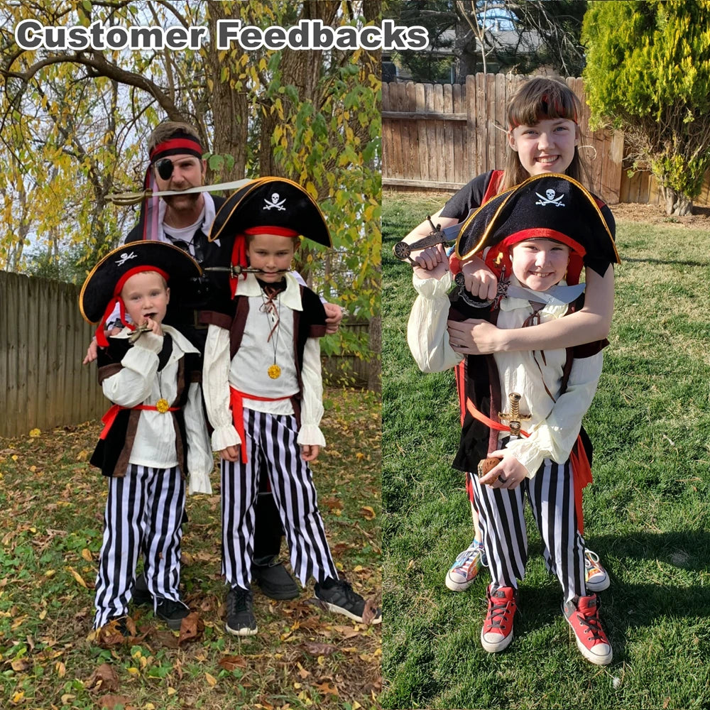 Kids Pirate Costumes Halloween Boys Girls sold by Poopy and Poops General Pet Store poppyandpoops.ca