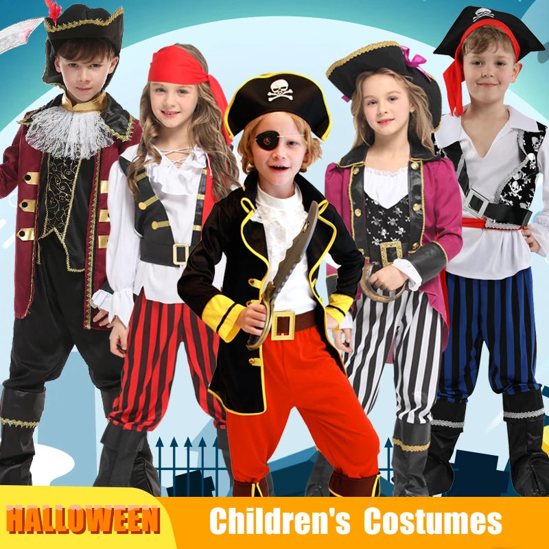 Kids Pirate Costumes Halloween Boys Girls sold by Poopy and Poops General Pet Store poppyandpoops.ca