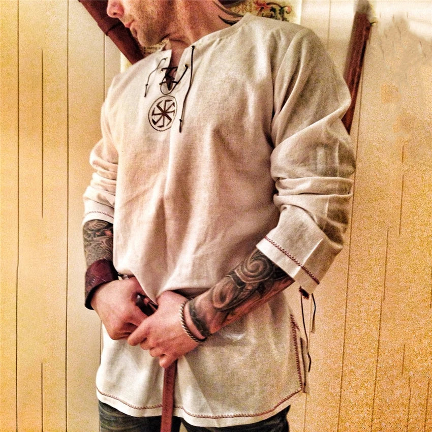 Men's Adult Medieval Pirate Shirt Halloween Costumes sold by Poopy and Poops General Pet Store poppyandpoops.ca