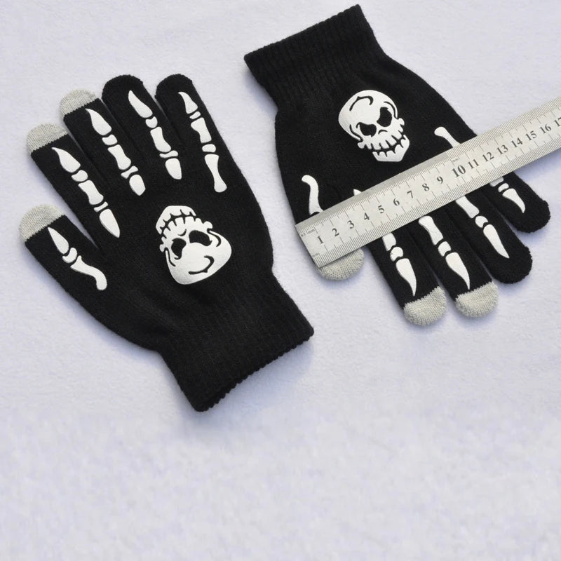 LED Luminous Skeleton Gloves, Halloween Costume Neon Gloves sold by Poopy and Poops General Pet Store poppyandpoops.ca
