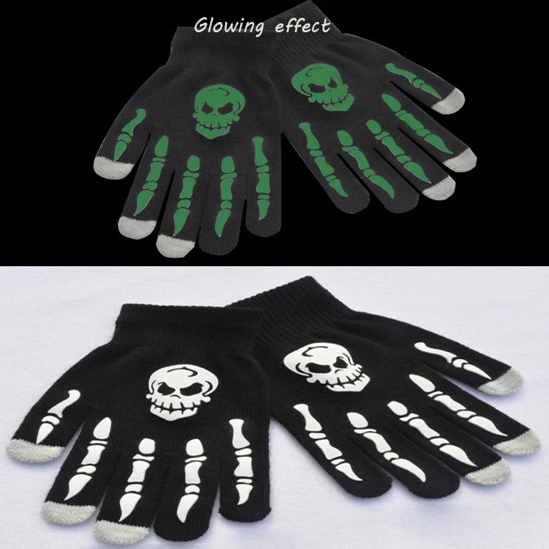 LED Luminous Skeleton Gloves, Halloween Costume Neon Gloves Type 3 Adult sold by Poopy and Poops General Pet Store poppyandpoops.ca