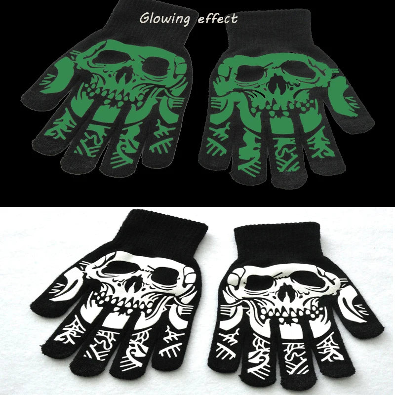 LED Luminous Skeleton Gloves, Halloween Costume Neon Gloves Type 1 Adult sold by Poopy and Poops General Pet Store poppyandpoops.ca