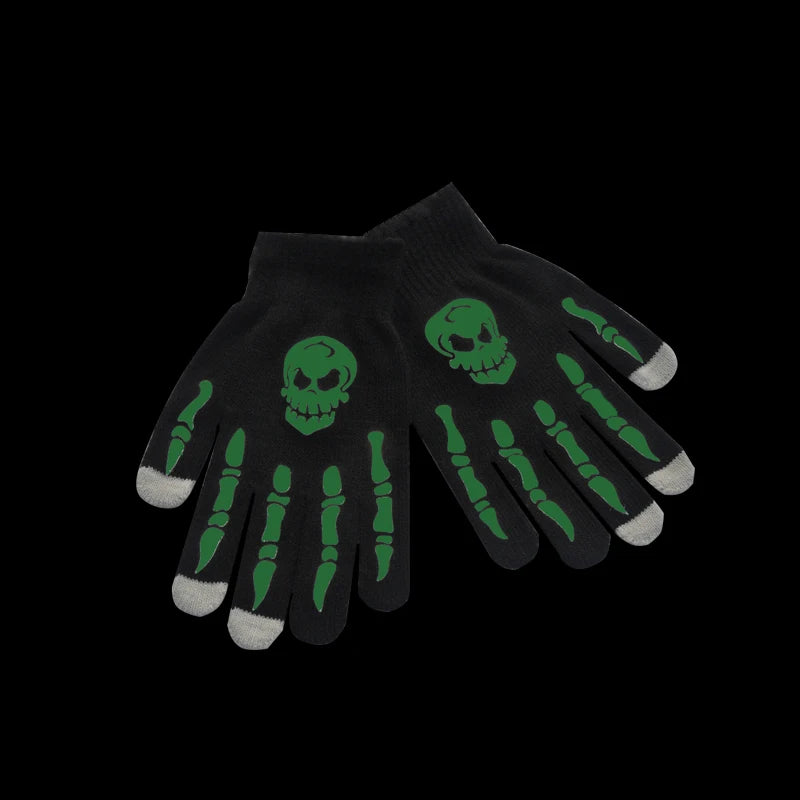 LED Luminous Skeleton Gloves, Halloween Costume Neon Gloves sold by Poopy and Poops General Pet Store poppyandpoops.ca