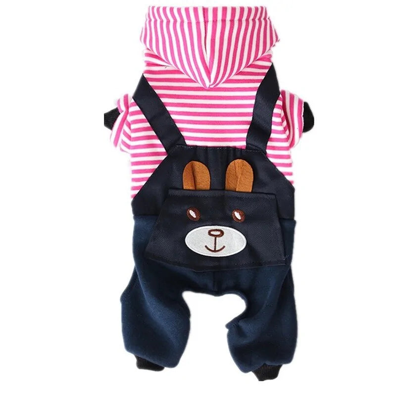 Fashion Striped Pet Dog Clothes sold by Poopy and Poops General Pet Store poppyandpoops.ca