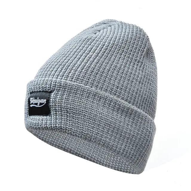 Reflective Beanie Grey sold by Poopy and Poops General Pet Store poppyandpoops.ca