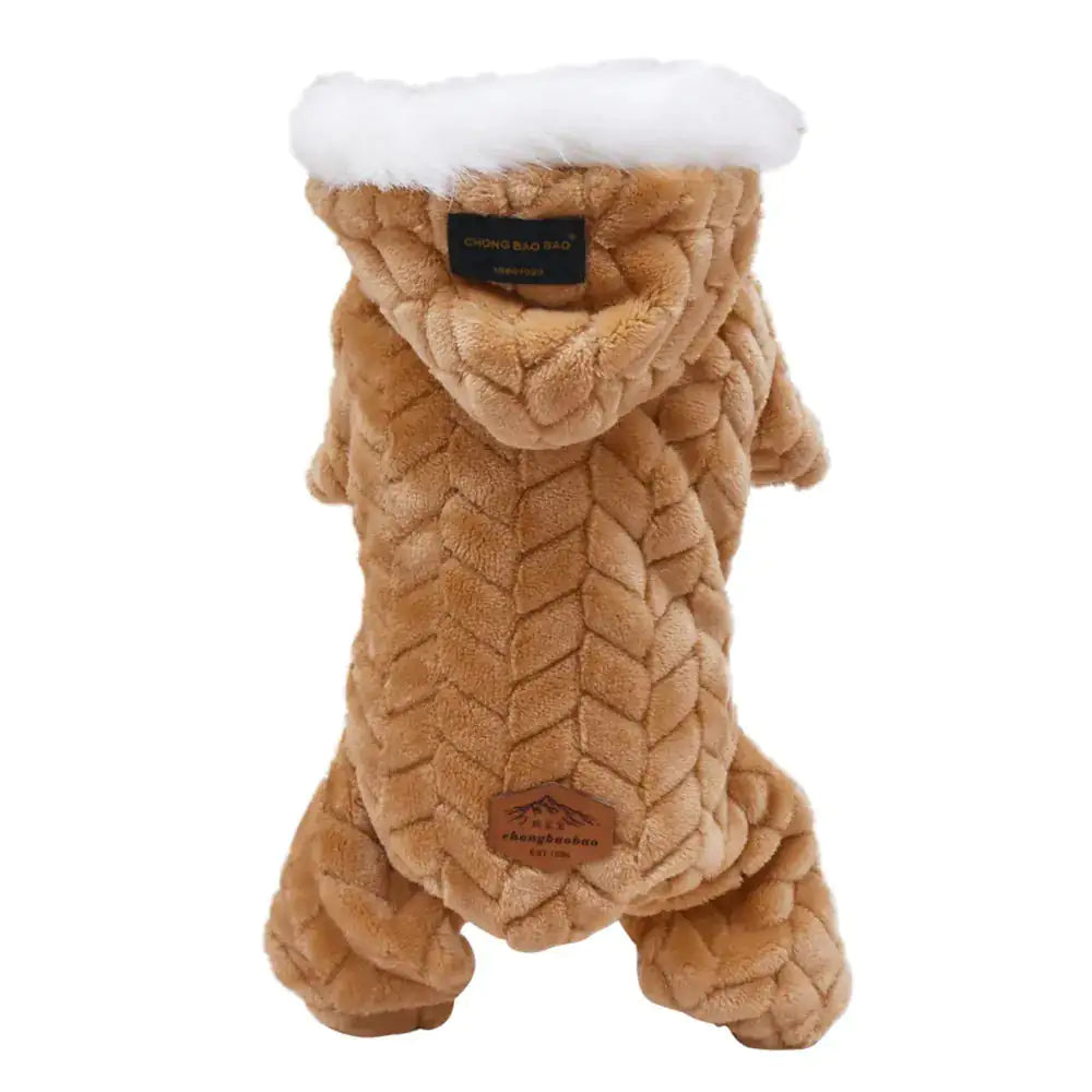 Winter Pet Dog Clothes Khaki 2 Extra Large sold by Poopy and Poops General Pet Store poppyandpoops.ca