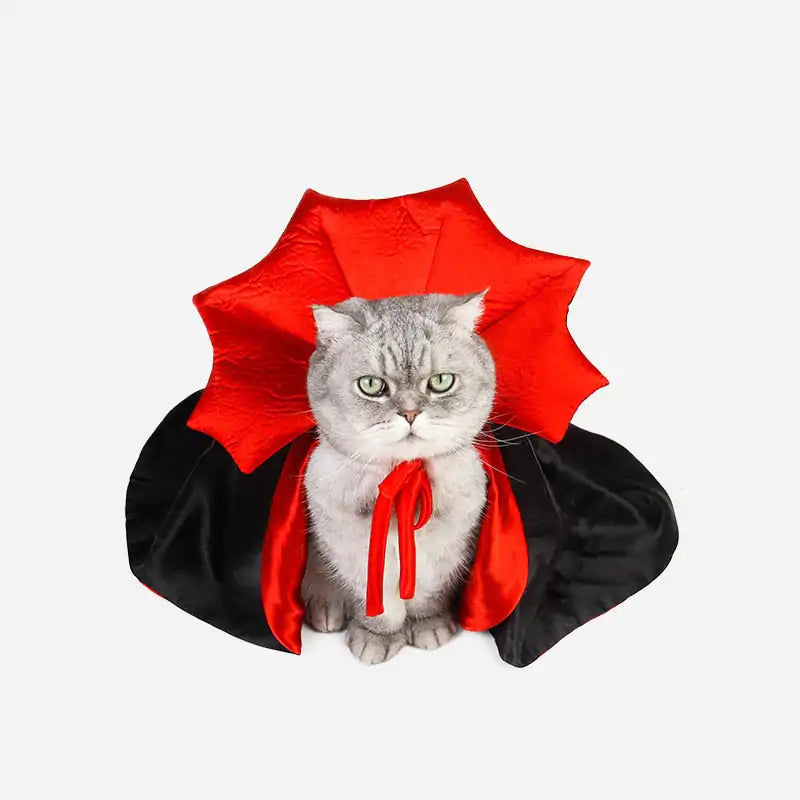 Vampire Cloak Pet Costume sold by Poopy and Poops General Pet Store poppyandpoops.ca