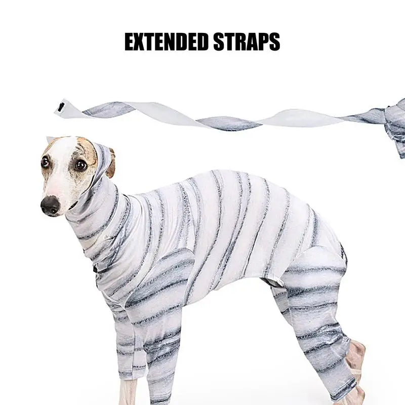 Mummy Dog Costume Portable Mummy Skeleton Pet Clothes Pet Cosplay Costume Funny Halloween Cat Clothes Reusable Dog Halloween sold by Poopy and Poops General Pet Store poppyandpoops.ca