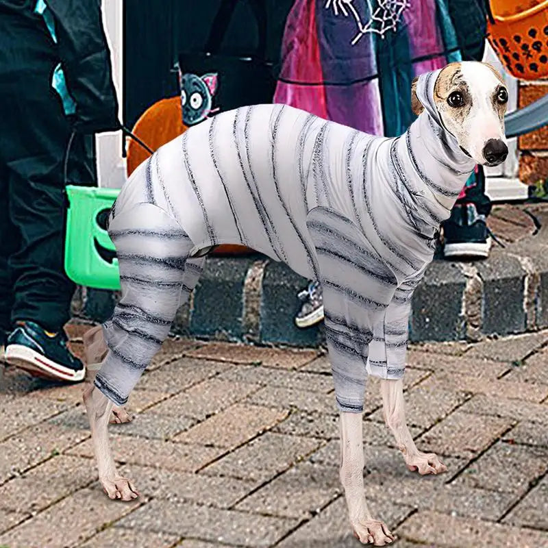 Mummy Dog Costume Portable Mummy Skeleton Pet Clothes Pet Cosplay Costume Funny Halloween Cat Clothes Reusable Dog Halloween sold by Poopy and Poops General Pet Store poppyandpoops.ca