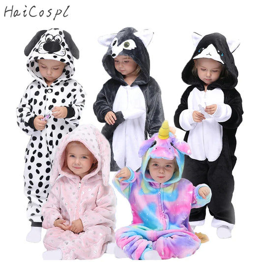 New Style Kids Unicorn Kigurumi Pajamas Boy Girl Sleepwear Pyjama Onesie Funny Child Onepiece Halloween Animal Cosplay Costume sold by Poopy and Poops General Pet Store poppyandpoops.ca