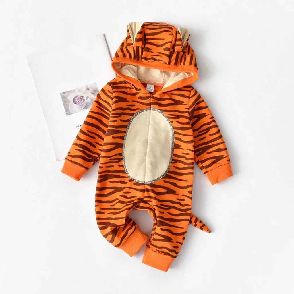 Baby Tiger Halloween Costume Orange tiger sold by Poopy and Poops General Pet Store poppyandpoops.ca