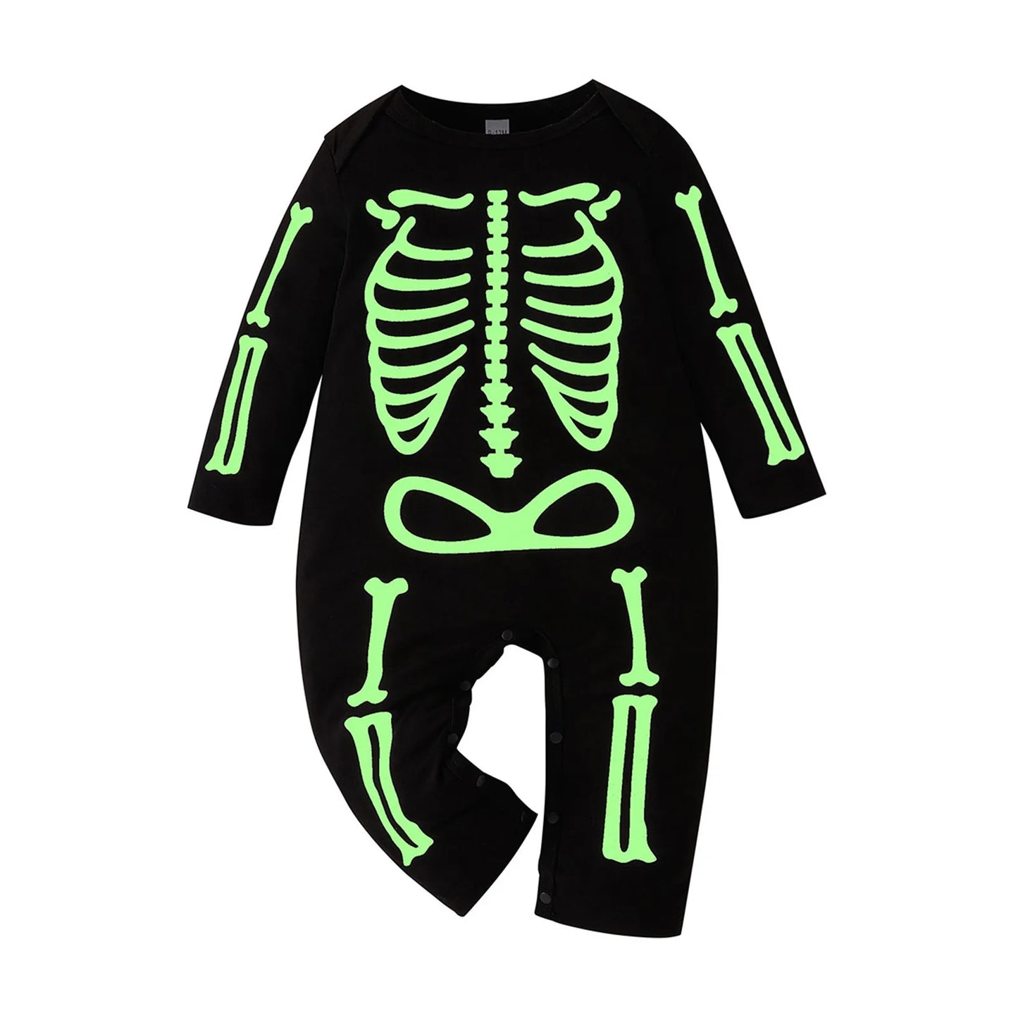 Baby Boy Girl Halloween Skeleton Glow In The Dark Costume sold by Poopy and Poops General Pet Store poppyandpoops.ca