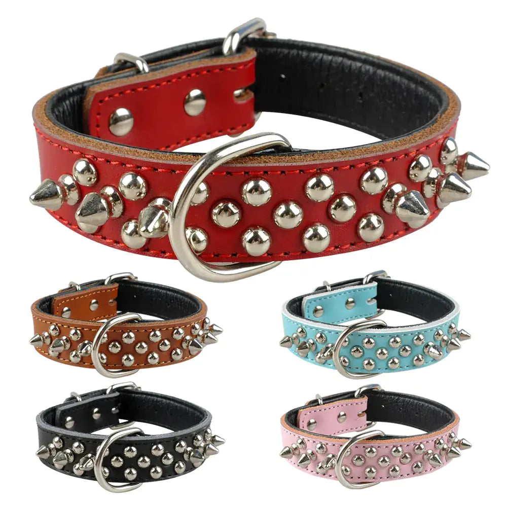 Cone Spikes Dog Collar sold by Poopy and Poops General Pet Store poppyandpoops.ca