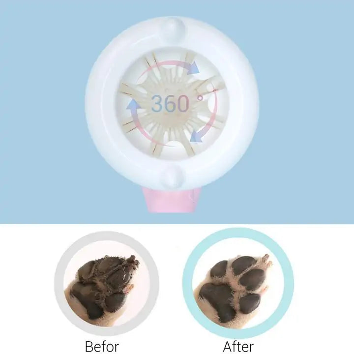 Automatic Pet Paw Cleaner sold by Poopy and Poops General Pet Store poppyandpoops.ca