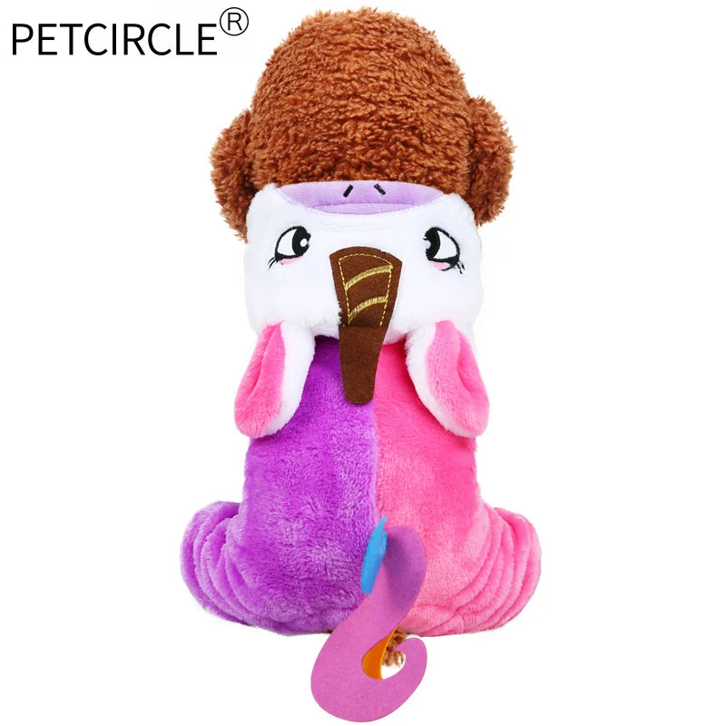 PETCIRCLE Dog Clothes Teddy Puppy French Bulldog Chihuahua Autumn Winter Cat Clothes Pet Clothes Rainbow Unicorn Dress sold by Poopy and Poops General Pet Store poppyandpoops.ca