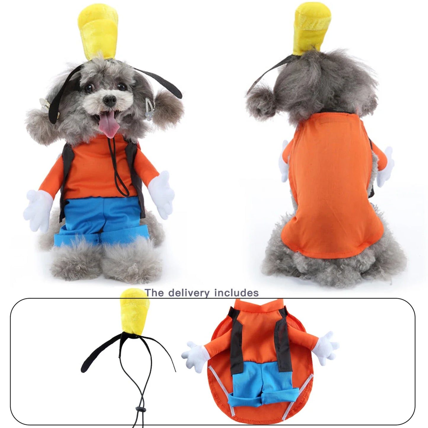 Pet Cosplay Funny Costume Killer Santa Claus Shape Party Fancy Festival Deadly Doll Christmas Pet Clothes Halloween Cat Costume PF90 sold by Poopy and Poops General Pet Store poppyandpoops.ca