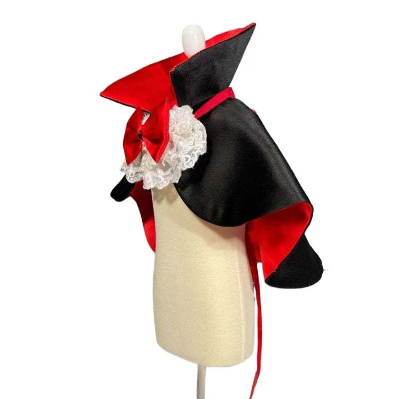 Pet Halloween Vampire Cape Cosplay Cat Cape Clothes Dog Cape sold by Poopy and Poops General Pet Store poppyandpoops.ca