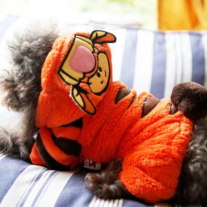 Tiger Dog Hoodies Halloween Costumes sold by Poopy and Poops General Pet Store poppyandpoops.ca