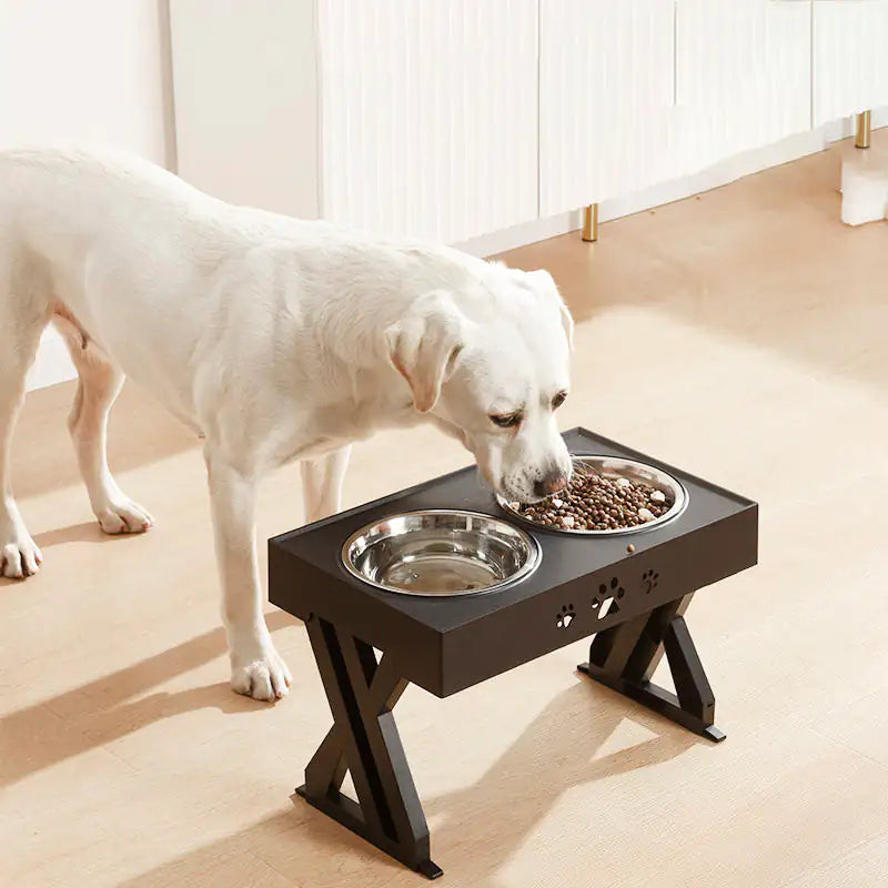 Adjustable Dog feeder Bowl Table set sold by Poopy and Poops General Pet Store poppyandpoops.ca