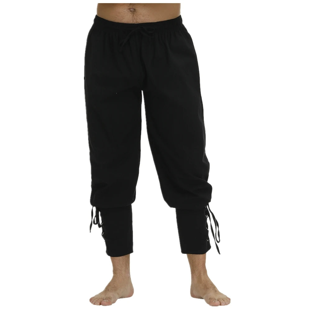 Matching Men Pirate Pants Renaissance Medieval Halloween Costume Black Other sold by Poopy and Poops General Pet Store poppyandpoops.ca