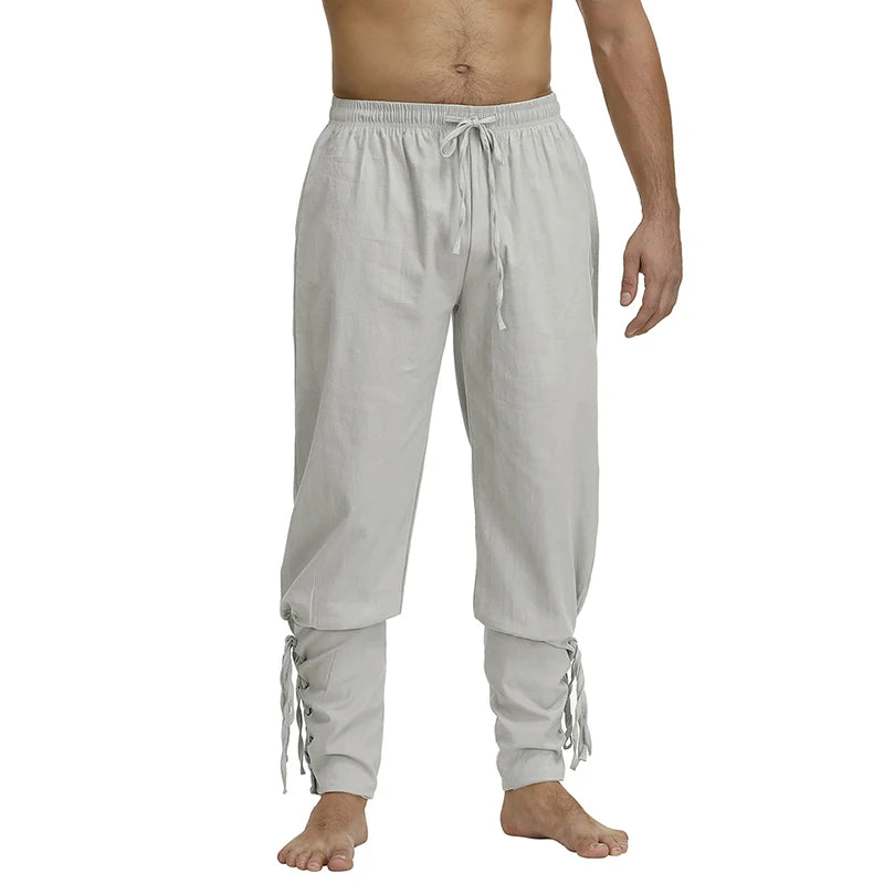Matching Men Pirate Pants Renaissance Medieval Halloween Costume White Other sold by Poopy and Poops General Pet Store poppyandpoops.ca