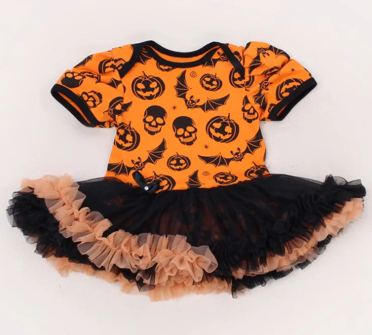 Matching Pumpkin Baby Girl Halloween Costumes 2 sold by Poopy and Poops General Pet Store poppyandpoops.ca