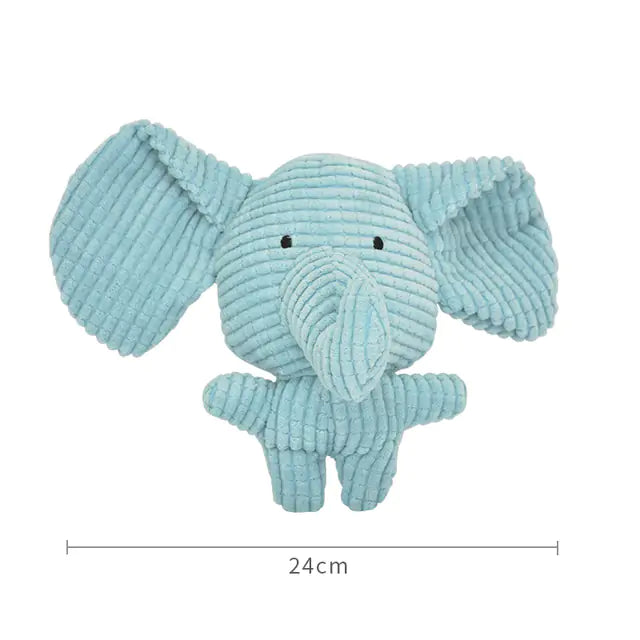 Animal Squeaky Plush Pet Dog Toys Elephant sold by Poopy and Poops General Pet Store poppyandpoops.ca