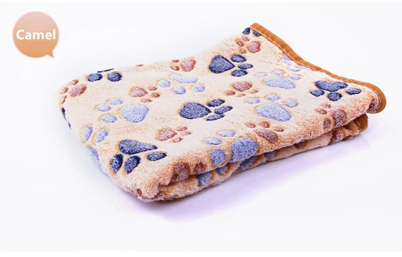 Floral Pet Sleep Warm Paw Print Bed Flower 60*40CM sold by Poopy and Poops General Pet Store poppyandpoops.ca