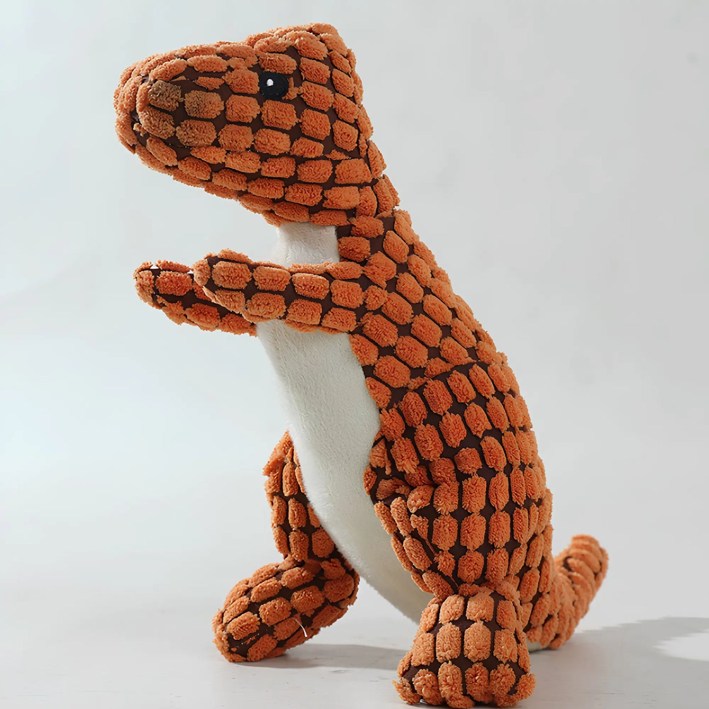 Dinosaur Dog Chew Toys Orange sold by Poopy and Poops General Pet Store poppyandpoops.ca