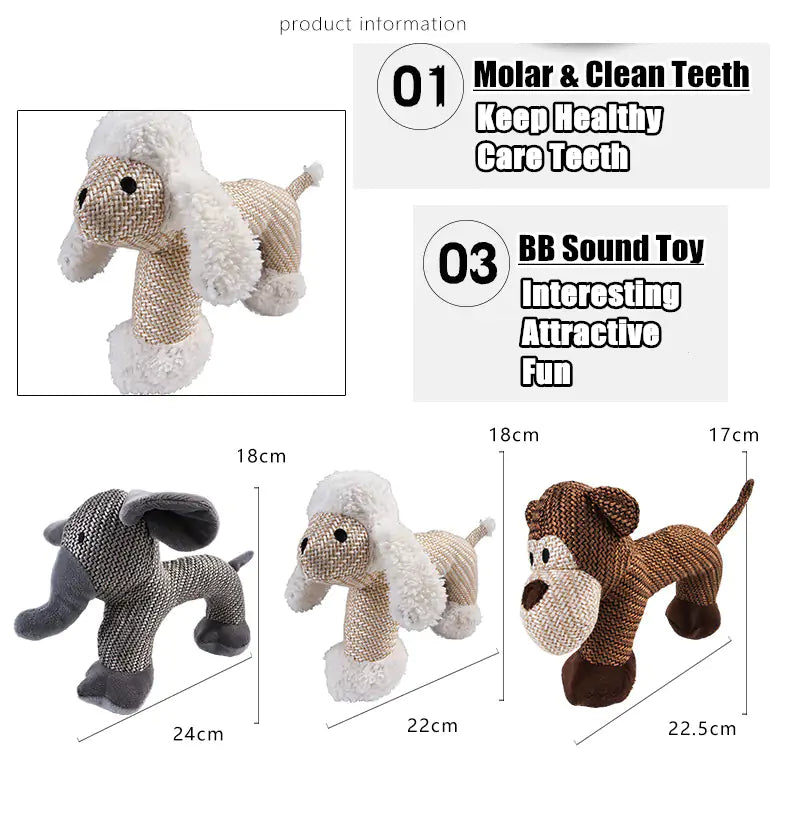 Animal Bite Resistant Squeaky Pet Dog Toy sold by Poopy and Poops General Pet Store poppyandpoops.ca