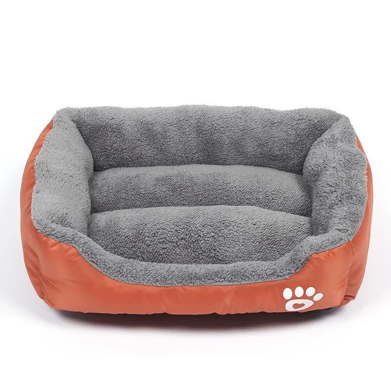 Multi-Color Soft PP Cotton Pet Dog Sofa Bed Gold sold by Poopy and Poops General Pet Store poppyandpoops.ca