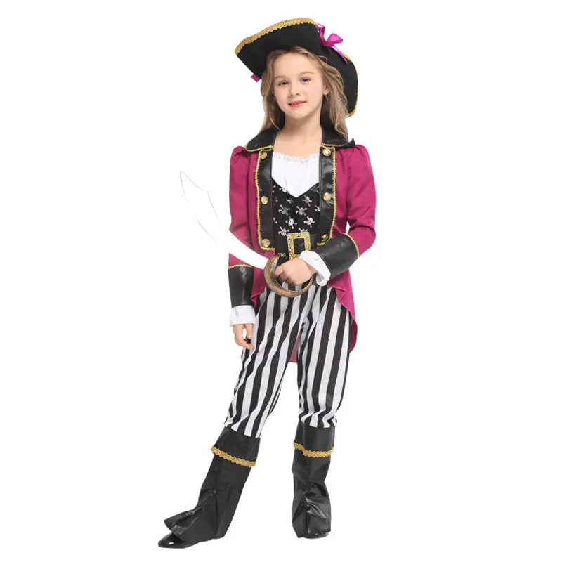 Matching Girls Kids Children Pirate Halloween Costume sold by Poopy and Poops General Pet Store poppyandpoops.ca