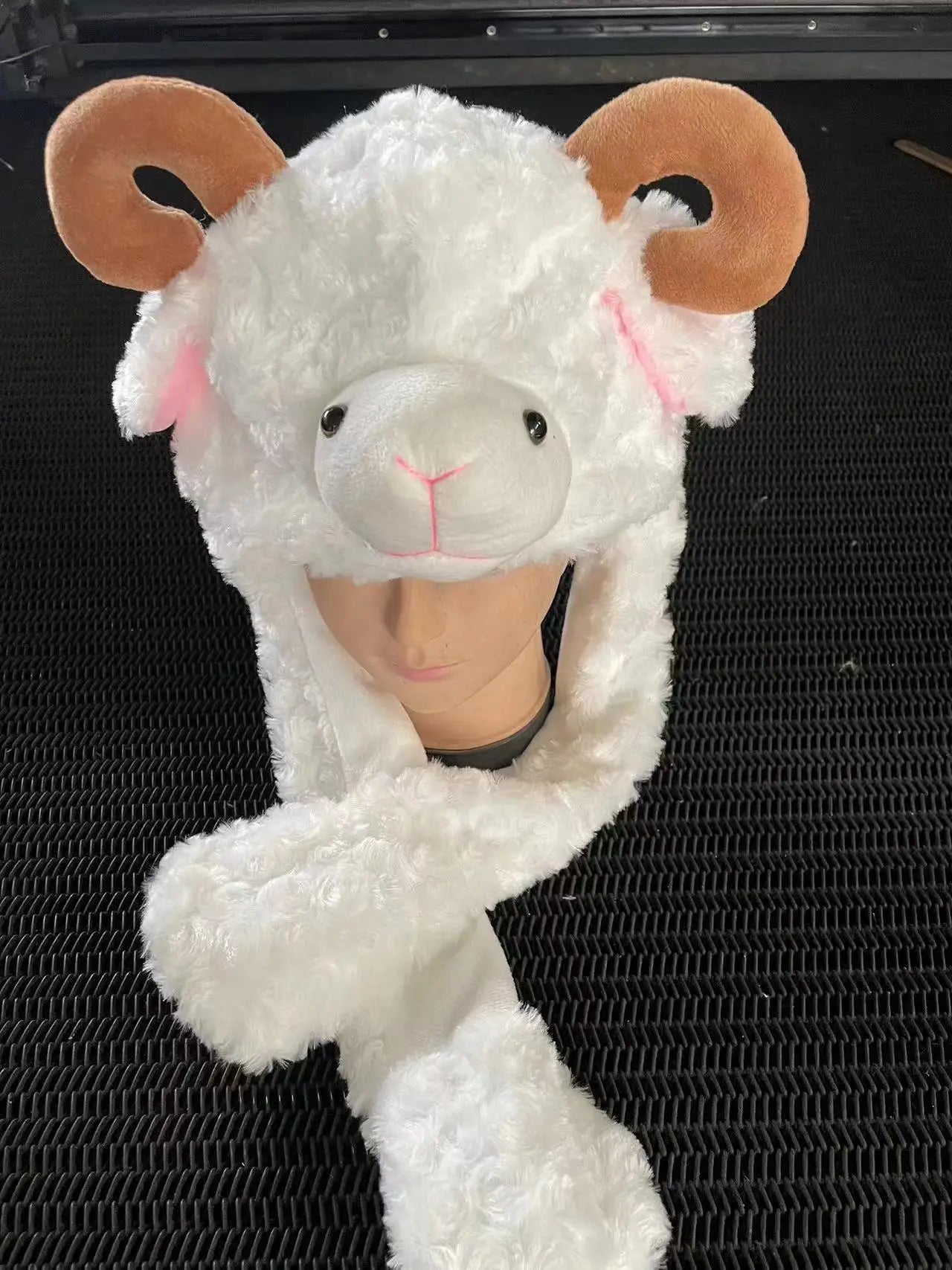 Unicorn Ear Move Hat Plush Animal Moving Ear Hat Christmas Halloween Costume Winter Cap Popup Ears Cap Christmas Funny Hat Little sheep sold by Poopy and Poops General Pet Store poppyandpoops.ca