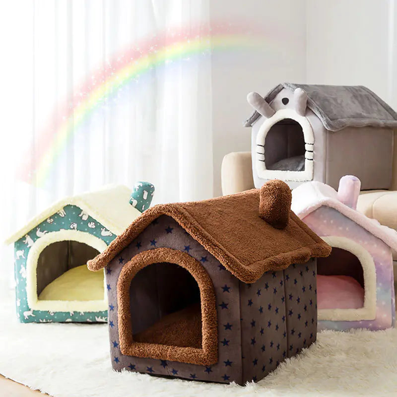 Indoor Dog House Bed sold by Poopy and Poops General Pet Store poppyandpoops.ca