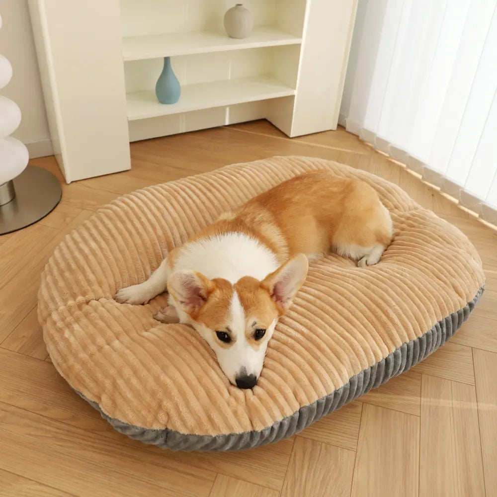 Soft Plush Dog Bed sold by Poopy and Poops General Pet Store poppyandpoops.ca