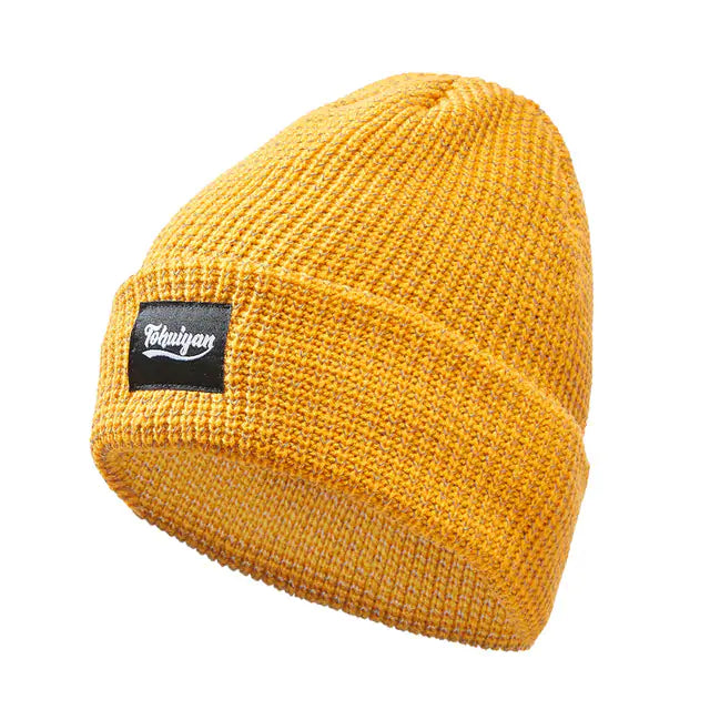 Reflective Beanie Yellow sold by Poopy and Poops General Pet Store poppyandpoops.ca