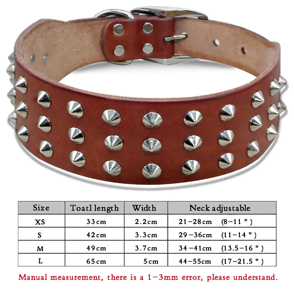 Cone Spikes Dog Collar sold by Poopy and Poops General Pet Store poppyandpoops.ca