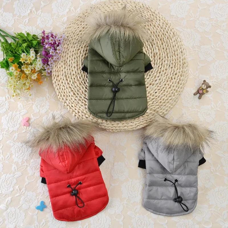 Flux Fur Warm Winter Small Dog Jackets sold by Poopy and Poops General Pet Store poppyandpoops.ca