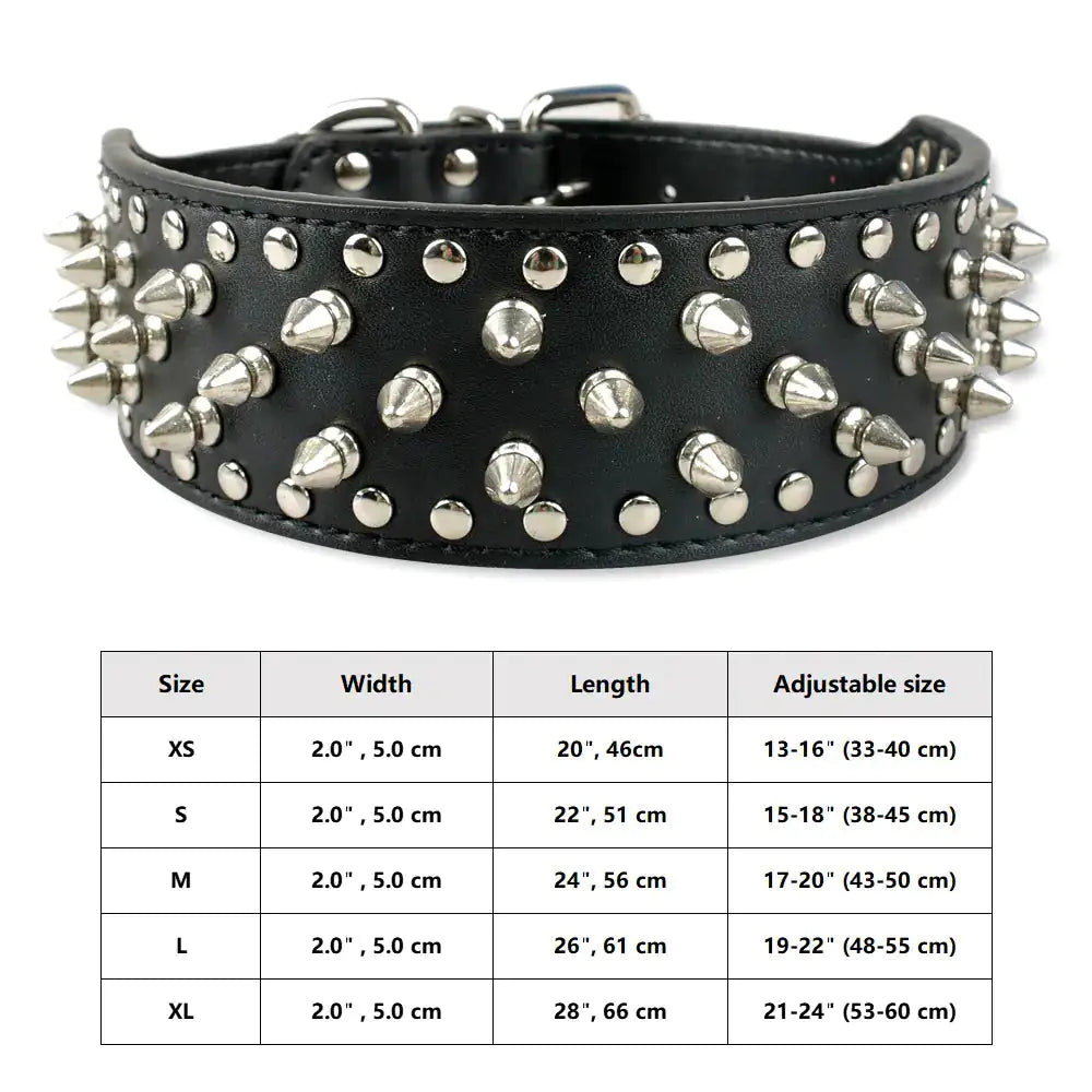 Cone Spikes Dog Collar sold by Poopy and Poops General Pet Store poppyandpoops.ca