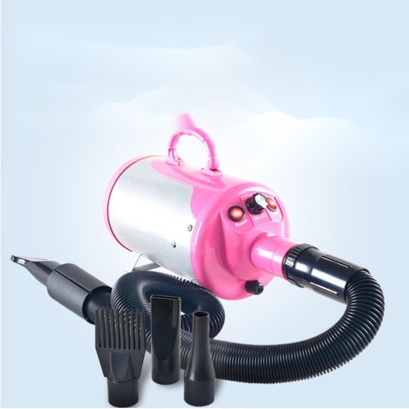 Pet Dog Grooming Hair Dryer in Black Blue Yellow and Pink