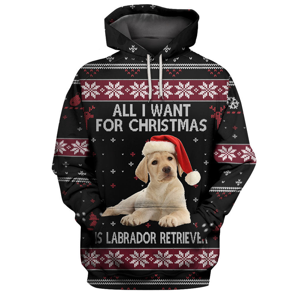 Pitbull, Doberman, Collie, Lab Dachshund, Pug, Bulldog Ugly Christmas Party Men's Sweater