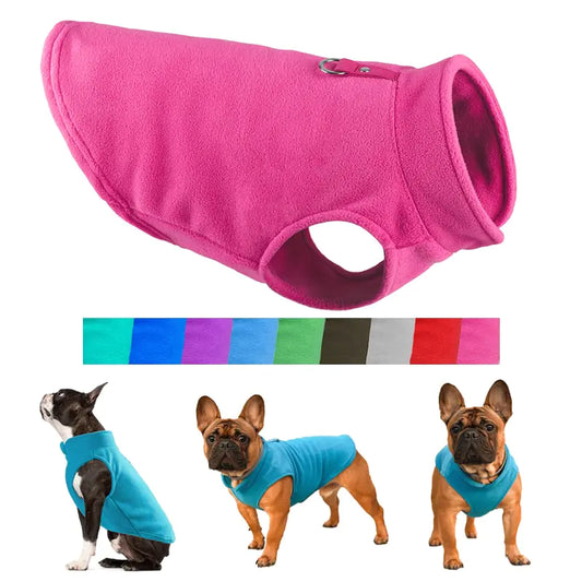 Winter Fleece Pet Dog Jacket sold by Poopy and Poops General Pet Store poppyandpoops.ca