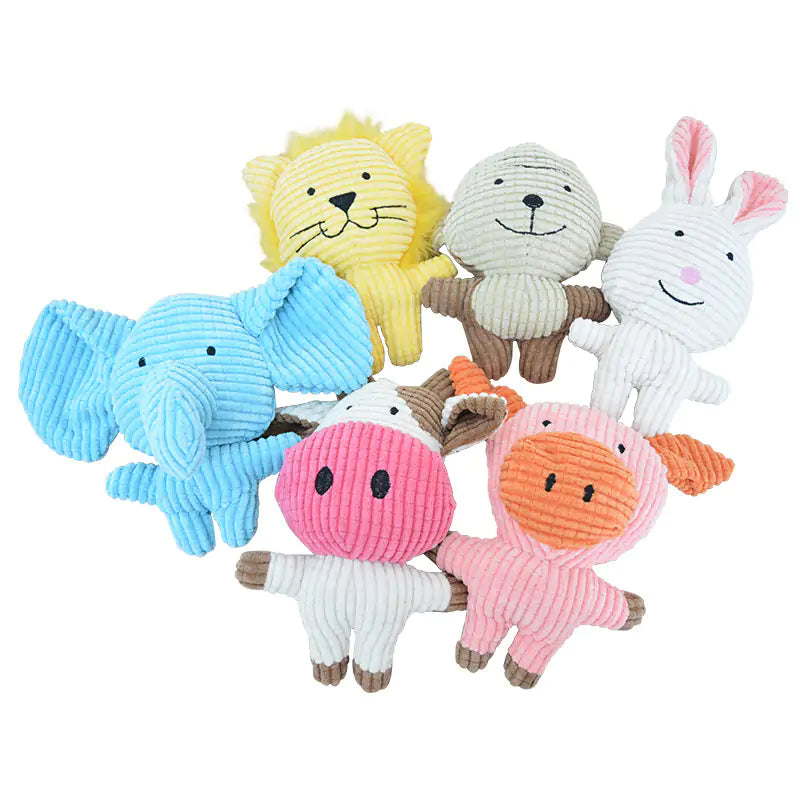 Animal Squeaky Plush Pet Dog Toys sold by Poopy and Poops General Pet Store poppyandpoops.ca