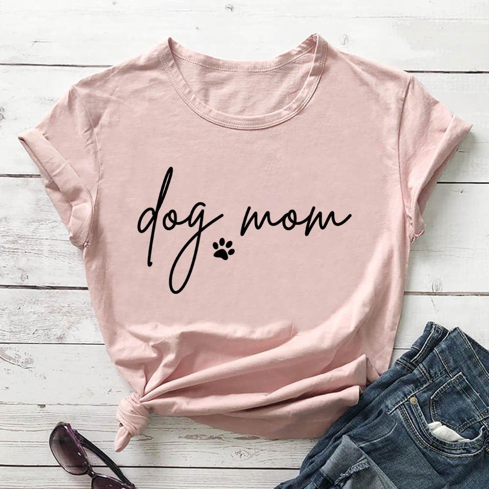 Mother's Day Round Neck Short Sleeve T-Shirt