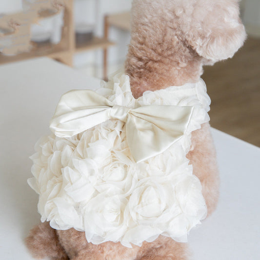 Dogs And Cats Rose Wedding Dress