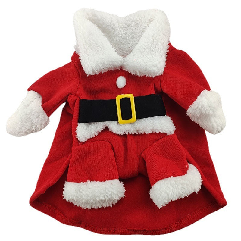 Christmas Santa Costume Pet dog Costume