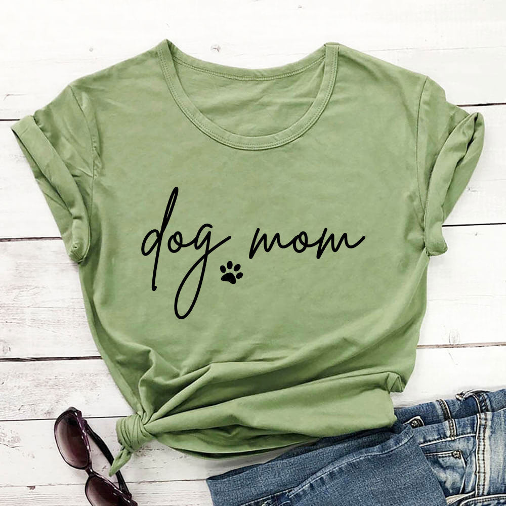 Mother's Day Round Neck Short Sleeve T-Shirt