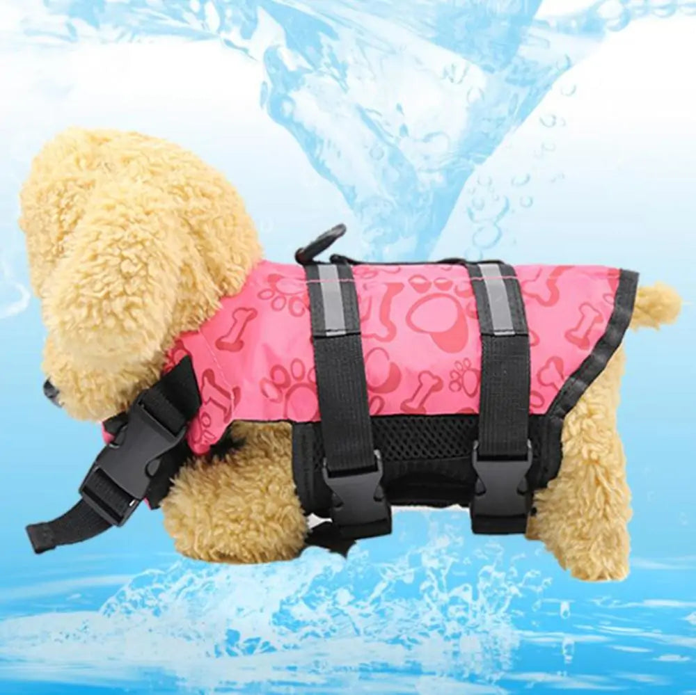 Dog Life Jacket Safety Vest Red sold by Poopy and Poops General Pet Store poppyandpoops.ca