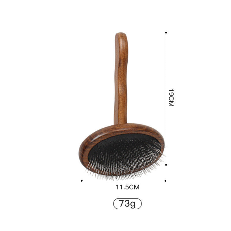 Solid Wood Antique Hair Pet Comb Brush Grooming Set