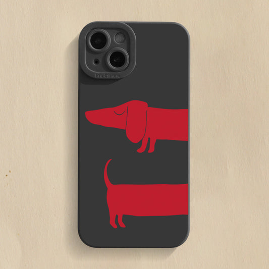 Long Dachshund Silicone iPhone Case